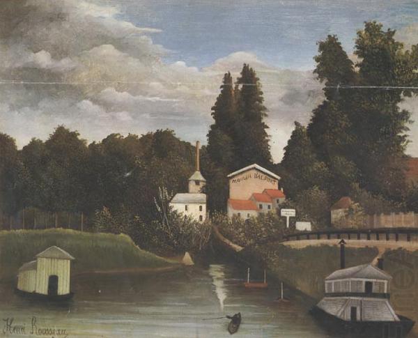 Henri Rousseau Banks of the Marne(Charenton) The Alfort Mill china oil painting image